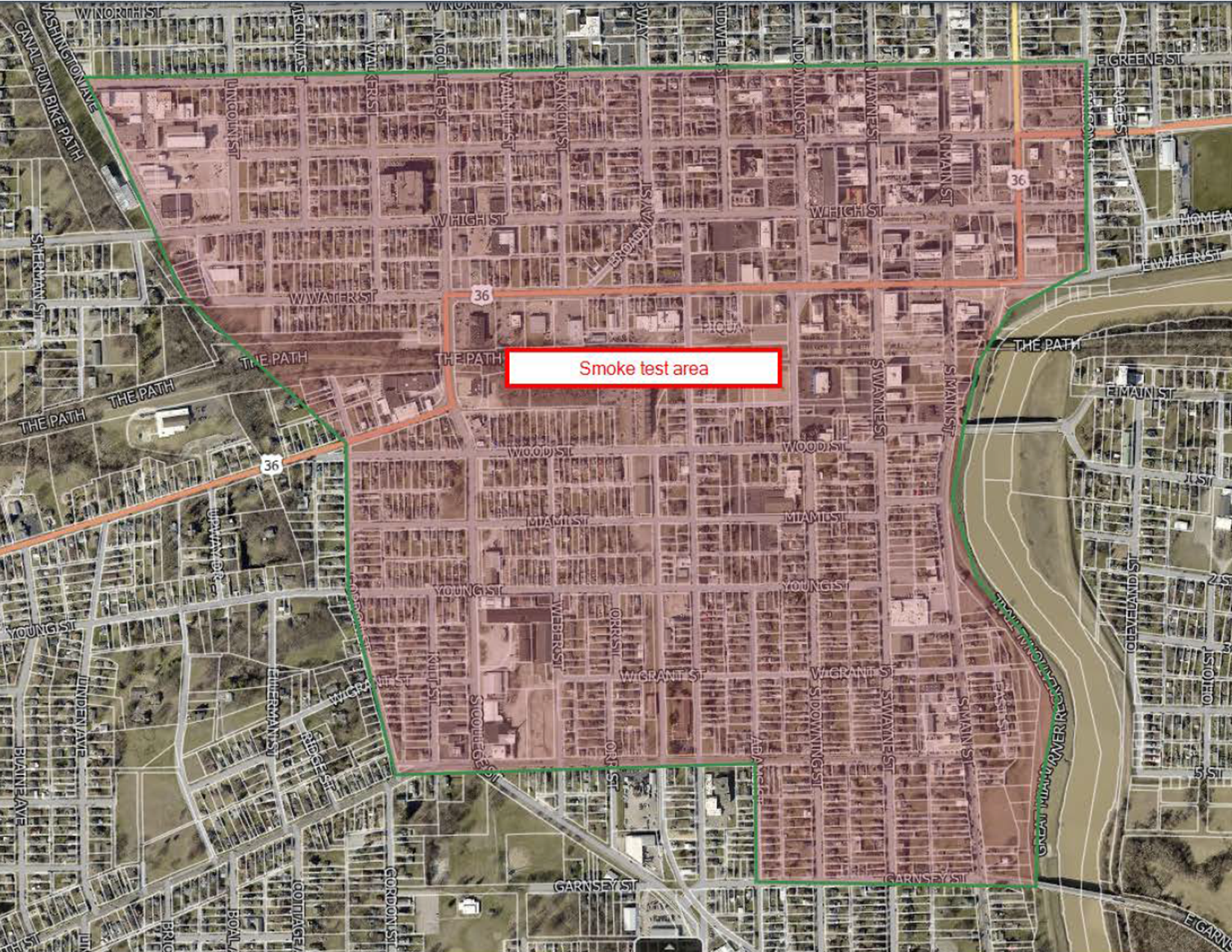 Smoke testing area 2024